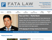 Tablet Screenshot of fatalaw.com